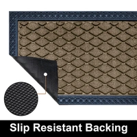 Luxe Home International Luxe Home Coir Door Mat Anti Slip Square Waterproof Doormat for Indoor and Outdoor (Yellow, 40cm x 60cm) - 40x60 cm, Yellow