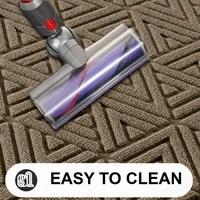 Luxe Home International Luxe Home Coir Door Mat Triangle Anti Slip Waterproof Doormat for Indoor and Outdoor (Yellow, 40cm x 60cm) - 40x60 cm, Yellow