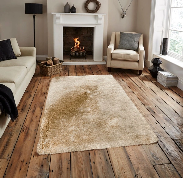 Luxe Home International Luxe Home Comfort Ellure Poly Fiber Anti-Skid Water Absorbent Soaking Washable Runner for Bathroom (Piece of 1, Beige, 2' X 5') - 2x5 Ft, Beige