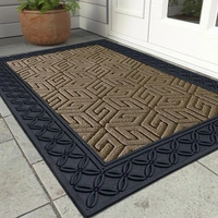 Luxe Home International Luxe Home Cube Rubber Coir Door Mat Anti Slip Doormat for Indoor and Outdoor (Yellow, 45cm x 75cm) - 45x75 cm, Yellow