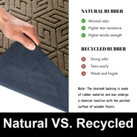 Luxe Home International Luxe Home Cube Rubber Coir Door Mat Anti Slip Doormat for Indoor and Outdoor (Yellow, 45cm x 75cm) - 45x75 cm, Yellow