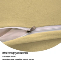 Luxe Home International Cushion Cover Marino Fur Sold Design Ultra Soft for Home Decor, Sofa, Bedroom, Fernituer, Living Room Set of 2 ( 16"x16", Gold) - 16x16, Gold