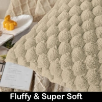 Luxe Home International Luxe Home Cushion Cover Super Soft Decorative Cushion Cover for Sofa, Bedroom, Living Room Cushion Cover 16 Inch x 16 Inch Beige-Pack of 1 - 16 inch x 16 inch, Beige