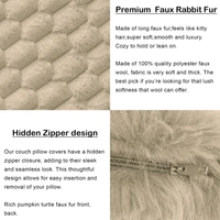 Luxe Home International Luxe Home Cushion Cover Super Soft Decorative Cushion Cover for Sofa, Bedroom, Living Room Cushion Cover 16 Inch x 16 Inch Beige-Pack of 1 - 16 inch x 16 inch, Beige