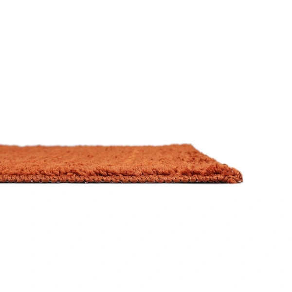 Luxe Home International Bathmat Bostan Microfiber 1600 GSM Anti-Skid ( Rust , 38 Cm x 58 Cm , Pack of 1 ) - 40x60 cm, Rust