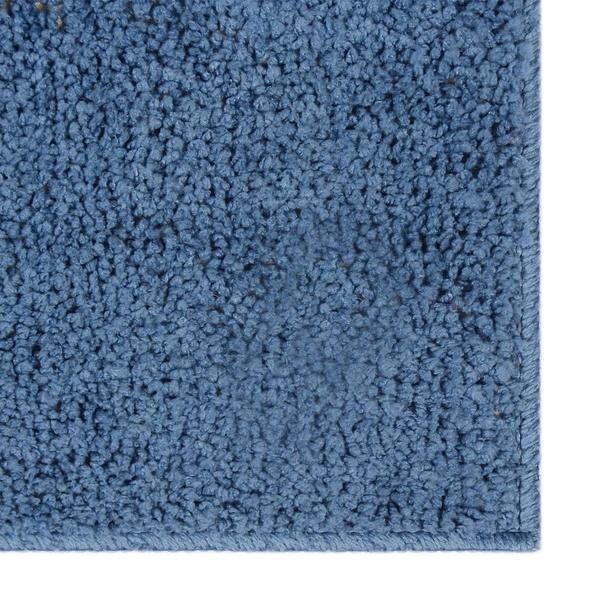Luxe Home International Bathmat Bostan Microfiber 1600 GSM Anti-Skid ( Blue , 38 Cm x 58 Cm , Pack of 1 ) - 40x60 cm, Blue