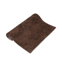 Luxe Home International Bathmat Bostan Microfiber 1600 GSM Anti-Skid ( Coffee , 38 Cm x 58 Cm , Pack of 1 ) - 40x60 cm, Coffee