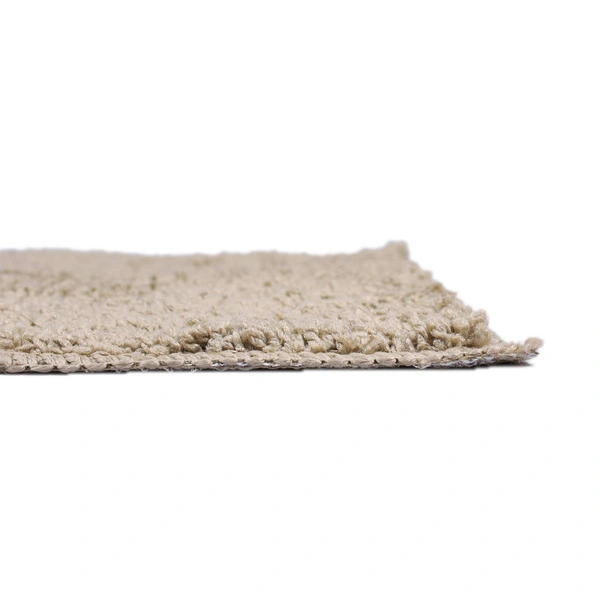 Luxe Home International Bathmat Bostan Microfiber 1600 GSM Anti-Skid ( Beige , 38 Cm x 58 Cm , Pack of 1 ) - 40x60 cm, Beige