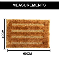 Luxe Home International Bathmat Classic Microfiber 2500 GSM Anti-Skid ( 40x60 cm, Gold, Pack of 2 ) - 40x60 cm, Gold