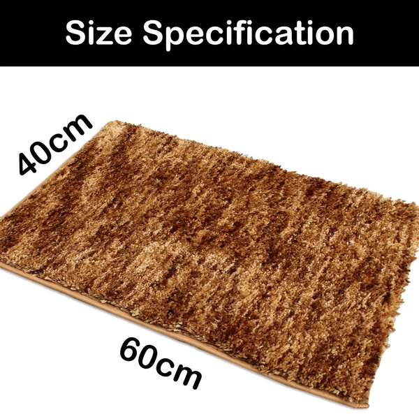 Luxe Home International Bathmat Hawaii Microfiber 2500 GSM Anti-Skid ( Antic , 40 Cm x 60 Cm , Pack of 1 ) - 40x60 cm, Antic