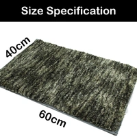 Luxe Home International Bathmat Hawaii Microfiber 2500 GSM Anti-Skid ( Hunter Green , 40 Cm x 60 Cm , Pack of 1 ) - 40x60 cm, Hunter Green