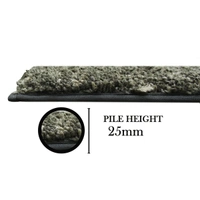 Luxe Home International Bathmat Hawaii Microfiber 2500 GSM Anti-Skid ( Hunter Green , 60 Cm x 90 Cm , Pack of 1 ) - 60x90 cm, Hunter Green