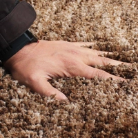 Luxe Home International Bathmat Hawaii Microfiber 2500 GSM Anti-Skid ( Rock Brown , 60 Cm x 90 Cm , Pack of 1 ) - 60x90 cm, Rock Brown