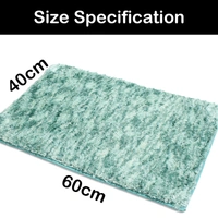 Luxe Home International Bathmat Hawaii Microfiber 2500 GSM Anti-Skid ( Aqua , 40 Cm x 60 Cm , Pack of 1 ) - 40x60 cm, Aqua