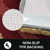 Luxe Home International Bathmat Italia Microfiber 2500 GSM Anti-Skid Super Soft ( Cinnamon , 40 Cm x 60 Cm , Pack of 1 ) - 40x60 cm, Chinnamon