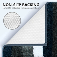 Luxe Home International Runner Jaricho Microfiber 2500 GSM Anti-Skid ( 2Ft x 5Ft , F.Green , Pack of 1 ) - 2x5 Ft, F.Green