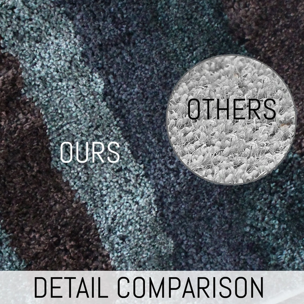 Luxe Home International Runner Jaricho Microfiber 2500 GSM Anti-Skid ( 2Ft x 5Ft , B.Green , Pack of 1 ) - 2x5 Ft, B.Green