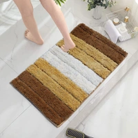 Luxe Home International Bathmat Luxury Microfiber 2500 GSM Anti-Skid ( Tobacco , 40 Cm x 60 Cm , Pack of 1 ) - 40x60 cm, Tobacco