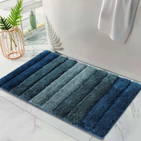 Luxe Home International Bathmat Luxury Microfiber 2500 GSM Anti-Skid ( Hunter Green , 40 Cm x 60 Cm , Pack of 1 ) - 40x60 cm, Hunter Green