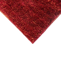 Luxe Home International Bathmat Moscow Microfiber 1600 GSM Anti-Skid ( Maroon , 38 Cm x 58 Cm , Pack of 1 ) - Maroon