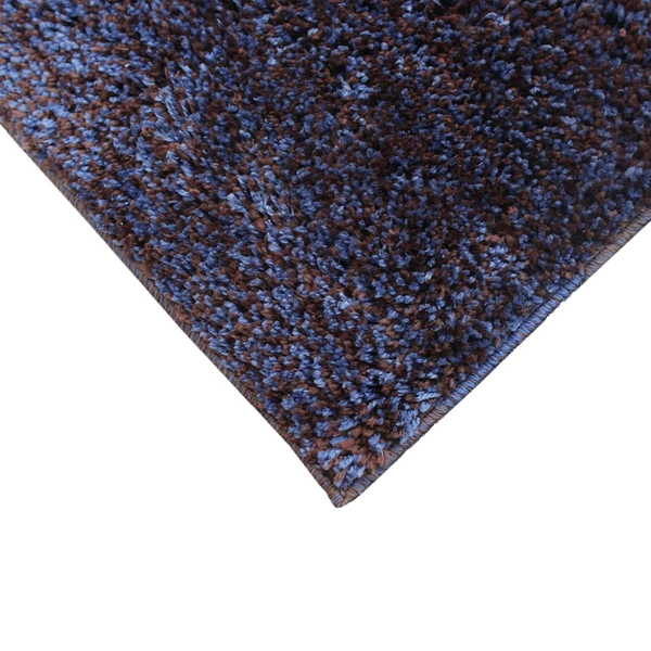 Luxe Home International Bathmat Moscow Microfiber 1600 GSM Anti-Skid ( Blue Pearl , 38 Cm x 58 Cm , Pack of 1 ) - Blue Pearl