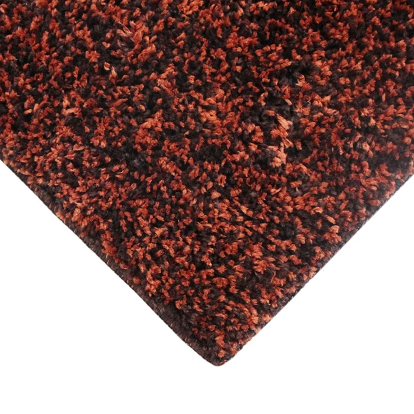 Luxe Home International Bathmat Moscow Microfiber 1600 GSM Anti-Skid ( Fire Place , 38 Cm x 58 Cm , Pack of 1 ) - Fire Place