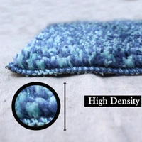 Luxe Home International Runner Moscow Microfiber 1600 GSM Anti-Skid ( Ocean , 58 Cm x 140 Cm , Pack of 1 ) - Ocean