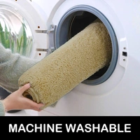 Luxe Home International Carpet Newman Microfiber 2500 GSM Anti Slip ( Anti Gold, 4x6 Ft, Pack of 1 ) - 4x6 Ft, Anti Gold