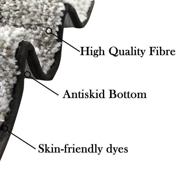 Luxe Home International Bathmat Oyster Microfiber 1600 GSM Anti-Skid ( Sandune , 38 Cm x 58 Cm , Pack of 1 ) - 38x58 cm, Sandune