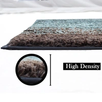 Luxe Home International Bathmat Oyster Microfiber 1600 GSM Anti-Skid ( Burnt Green , 38 Cm x 58 Cm , Pack of 1 ) - 38x58 cm, Burnt Green