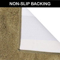 Luxe Home International Bathmat Sensuous Microfiber 2500 GSM Anti-Skid ( Antigold , 40 Cm x 60 Cm , Pack of 1 ) - 40x60 cm, Anti Gold