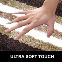 Luxe Home International Runner Turkey Microfiber 1600 GSM Anti-Skid ( Chocolate , 58 Cm x 140 Cm , Pack of 1 ) - Chocolate