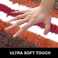 Luxe Home International Runner Turkey Microfiber 1600 GSM Anti-Skid ( Cinnamon , 58 Cm x 140 Cm , Pack of 1 ) - Chinnamon