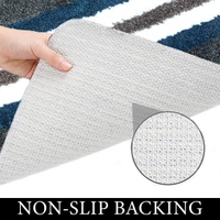 Luxe Home International Runner Turkey Microfiber 1600 GSM Anti-Skid ( Teal , 58 Cm x 140 Cm , Pack of 1 ) - Teal