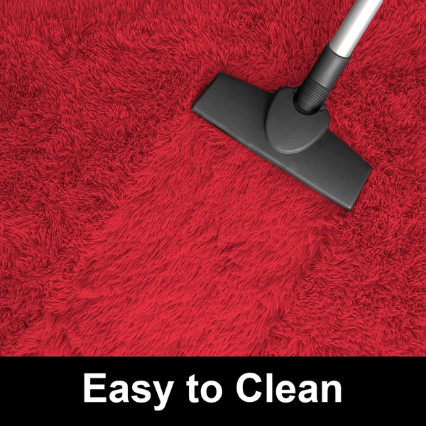 Luxe Home International Carpet Marino Fur 2000 GSM Super Soft ( Maroon , 3x5 Ft , Pack of 1 ) - 3x5 Ft, Maroon