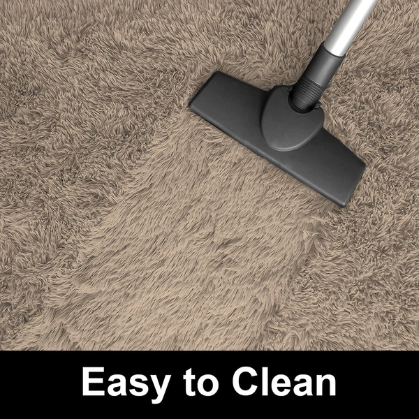 Luxe Home International Bathmat Marino Fur 2000 GSM Super Soft ( Taupe , 45x75 Cm , Pack of 1 ) - 45x75 cm, Taupe