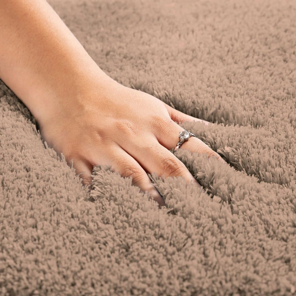 Luxe Home International Carpet Super Soft Anti Slip Vegas Rectangular Rugs For Bedroom,Livingroom(Rust,3X5 Feet) - 3x5 Ft, Rust