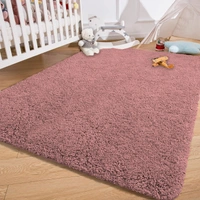 Luxe Home International Carpet Super Soft Anti Slip Vegas Rectangular Rugs For Bedroom,Livingroom(Fuscia,3X5 Feet),Pink - 3x5 Ft, Fuscia