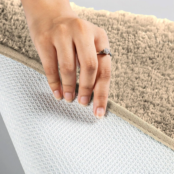 Luxe Home International Carpet Super Soft Anti Slip Vegas Rectangular Rugs For Bedroom,Livingroom(Beige,3X5 Feet) - 3x5 Ft, Beige