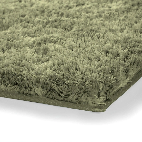 Luxe Home International Carpet Super Soft Anti Slip Vegas Rectangular Rugs For Bedroom,Livingroom(Green,3X5 Feet) - 3x5 Ft, Green