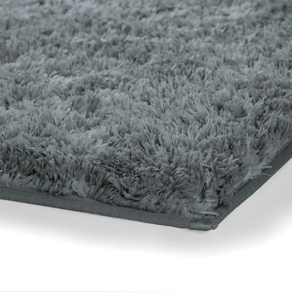 Luxe Home International Carpet Super Soft Anti Slip Vegas Rectangular Rugs For Bedroom,Livingroom(Grey,4X6 Feet) - 4x6 Ft, Grey