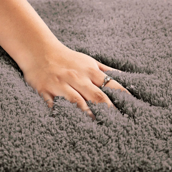 Luxe Home International Carpet Super Soft Anti Slip Vegas Rectangular Rugs For Bedroom,Livingroom(Cocoa,4X6 Feet) - 4x6 Ft, Cocoa