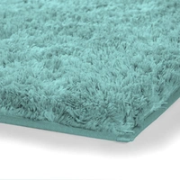 Luxe Home International Carpet Super Soft Anti Slip Vegas Rectangular Rugs For Bedroom,Livingroom(Aqua,4X6 Feet) - 4x6 Ft, Aqua