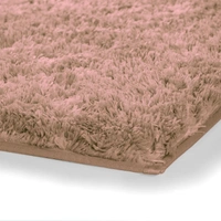 Luxe Home International Carpet Super Soft Anti Slip Vegas Rectangular Rugs For Bedroom,Livingroom(Peach,4X6 Feet) - 4x6 Ft, Peach