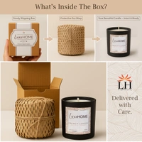 Luxe Home International French Coffee Scented Candle 7.5x7 cm for Home Decor Bedroom Living Room Spa Bathroom Party Romantic Dinner and Gifting Pack of 1 Candle - 7.5x7cm, Chocolate