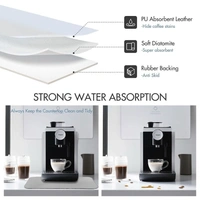 Luxe Home International Rectangular Table Placemat Pack of 2(Grey, Rubber) - 30x40 cm, Grey