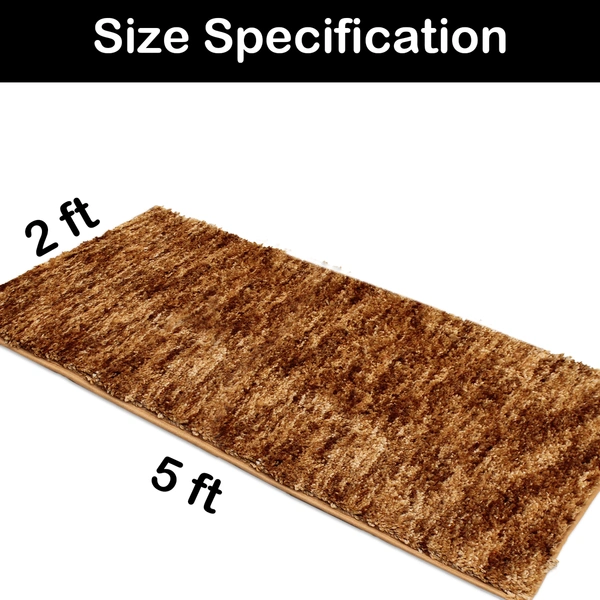 Luxe Home International Runner Hawaii Microfiber 2500 GSM Anti-Skid ( Antic , 2 Ft x 5 Ft , Pack of 1 ) - 2x5 Ft, Antic