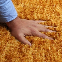 Luxe Home International Bathmat Hawaii Microfiber 2500 GSM Anti-Skid ( Gold , 40 Cm x 60 Cm , Pack of 1 ) - 40x60 cm, Gold