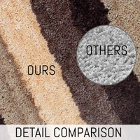 Luxe Home International Bathmat Jaricho Microfiber 2500 GSM Anti-Skid ( 40Cm x 60Cm , Amber , Pack of 2 ) - 40x60 cm, Amber