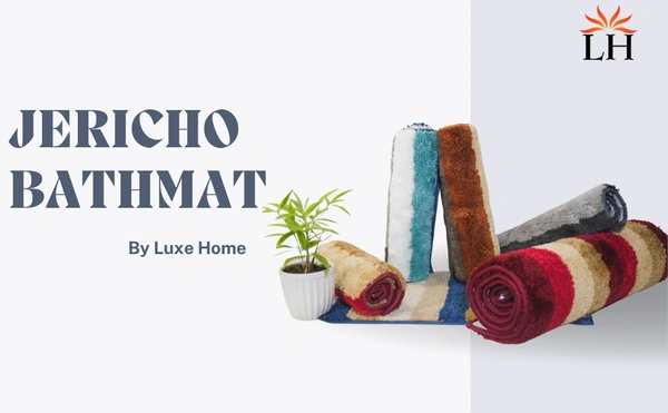 Luxe Home International Bathmat Jaricho Microfiber 2500 GSM Anti-Skid ( 40Cm x 60Cm , Sky , Pack of 1 ) - 40x60 cm, Sky